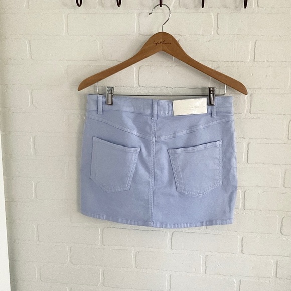 NWT Designers Remix CHARLOTTE ESKILDSEN Mini Pencil Skirt Periwinkle Blue Sz M - Picture 5 of 16